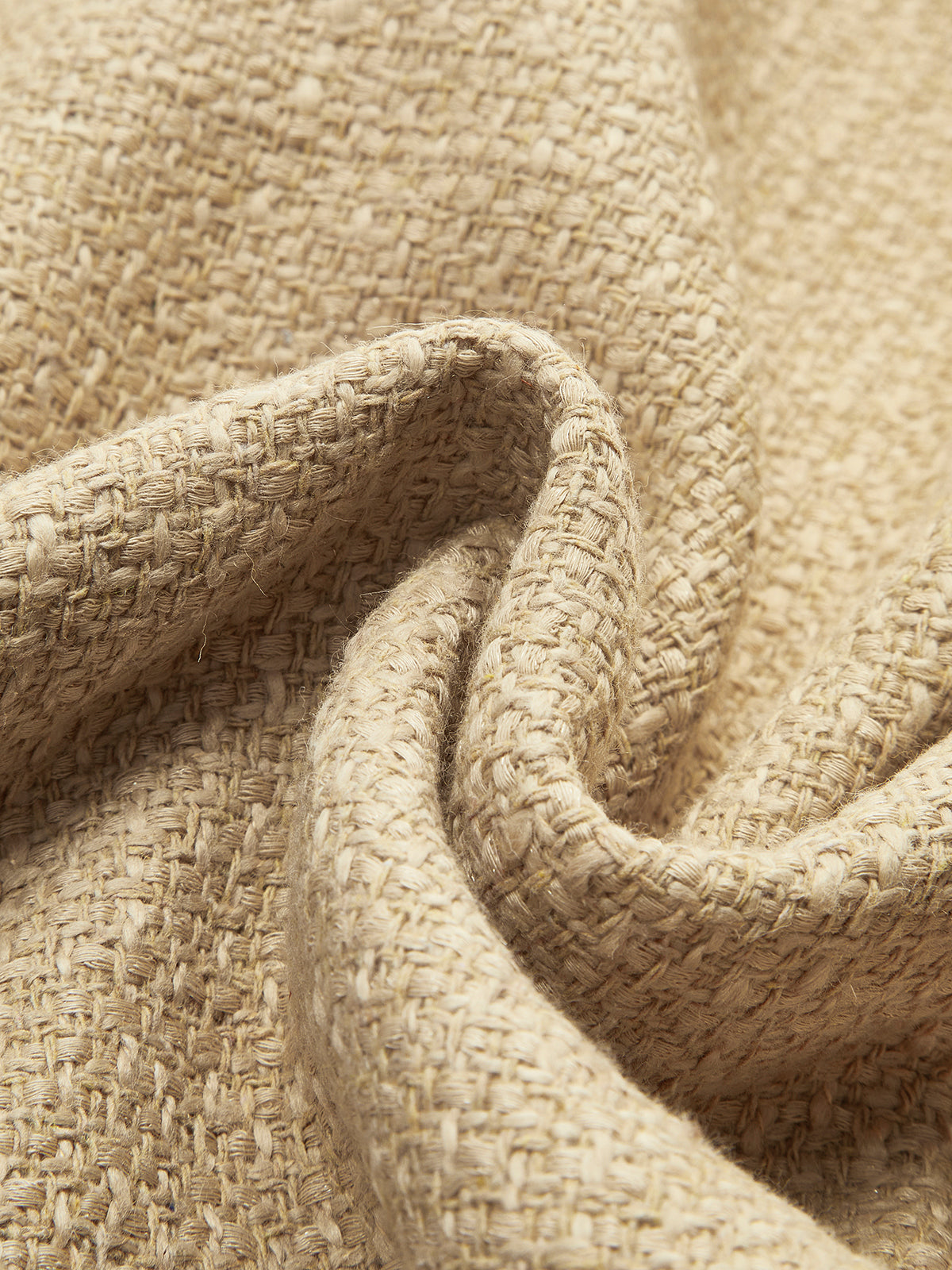 Doku Desenli Tweed Kapitone Ceket