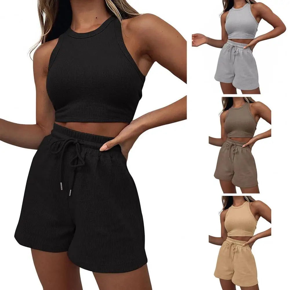 EDDY™ Kadın Crop Top ve Şort Takımı